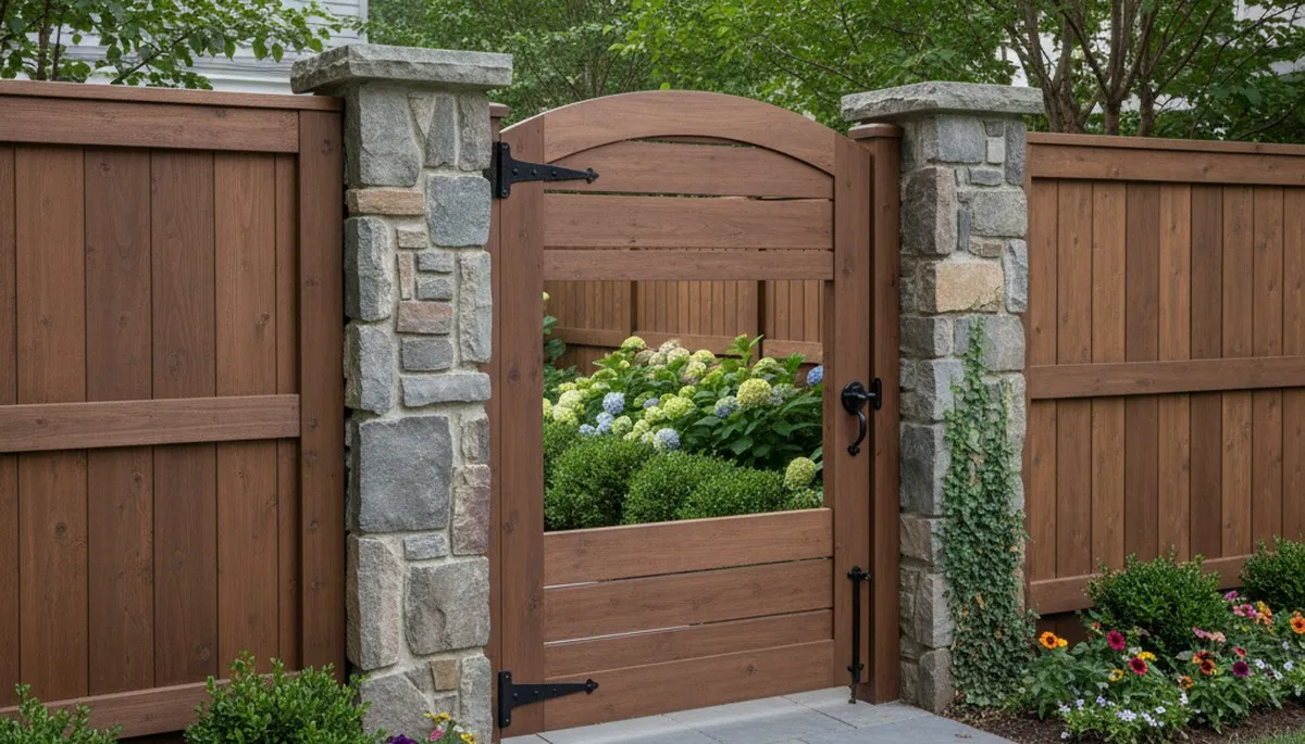 Custom gate and fence installation by Chop Chop Landscaping in Philadelphia, PA