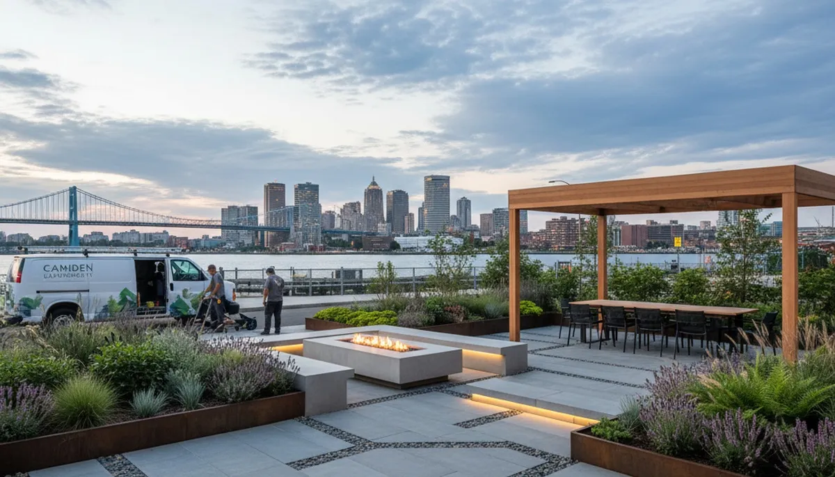 Philadelphia, PA landscaping team providing residential and commercial yard maintenance services