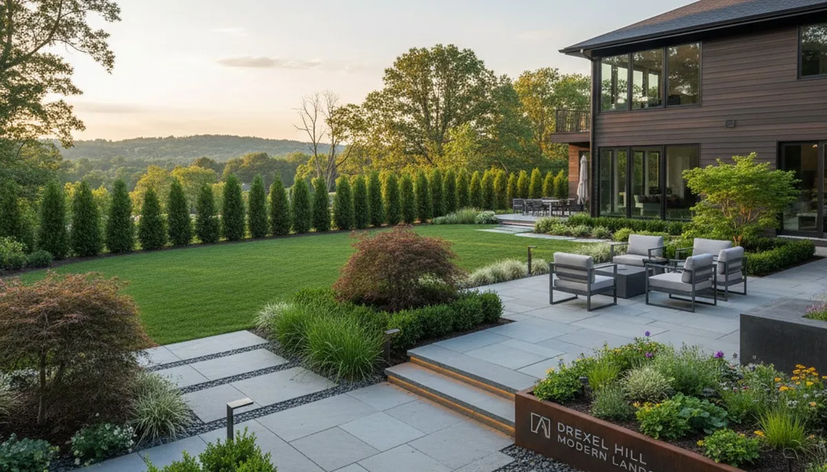 Philadelphia, PA landscaping crew providing professional lawn and garden services