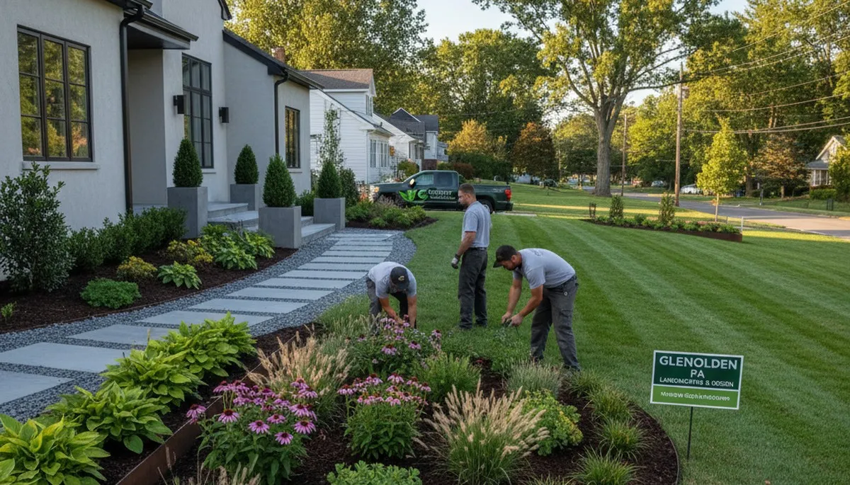 Landscaping service in Philadelphia, PA providing professional lawn and garden care
