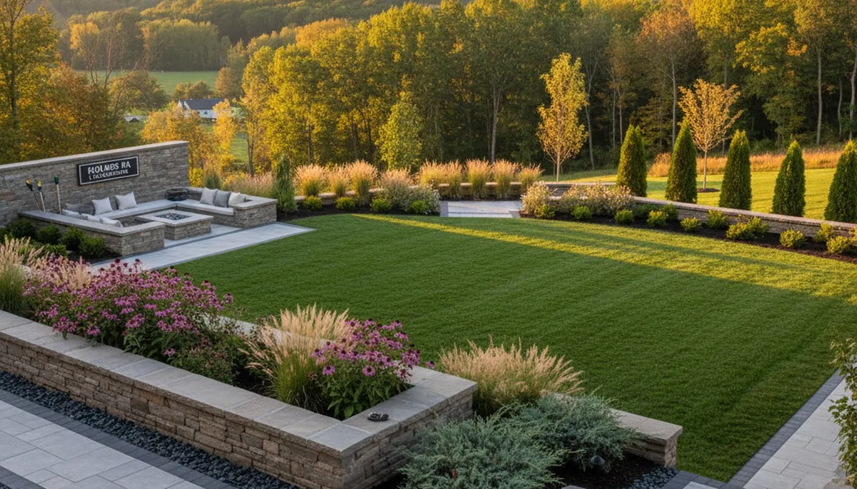 Philadelphia, PA landscaping crew providing professional yard maintenance and landscape care